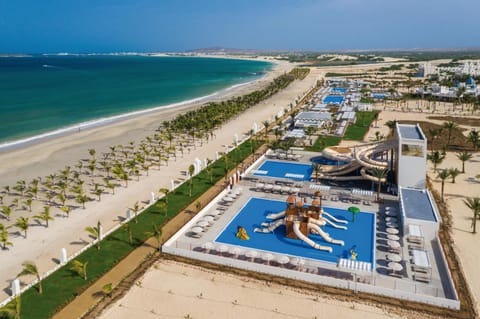 Bird's eye view, Beach, Aqua park