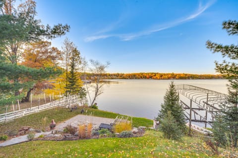 Waterfront Home with Fire Pit and Deck in Balsam Lake! House in Balsam Lake