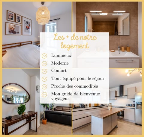 Le Nid du Nil I T4 I Ambilly Apartment in Annemasse