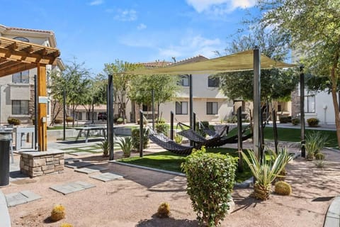 Property building, Day, Garden view