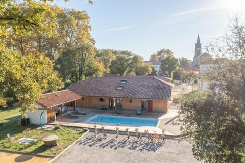 Property building, Living room, Swimming pool