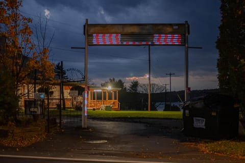 Facade/entrance, Night