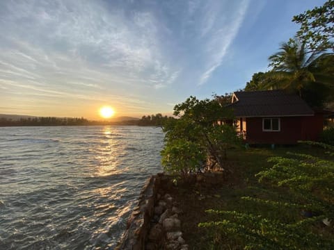 Natural landscape, Sea view, Sunset