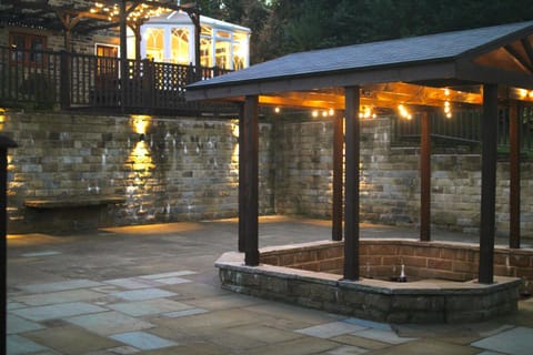 Property building, Patio, Day, Night