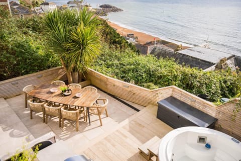 Patio, Hot Tub, Sea view