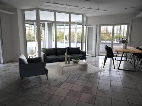 Living room, Seating area, Dining area