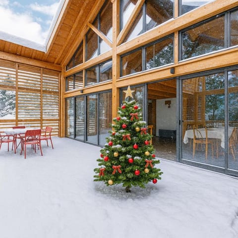 Property building, Patio, Day