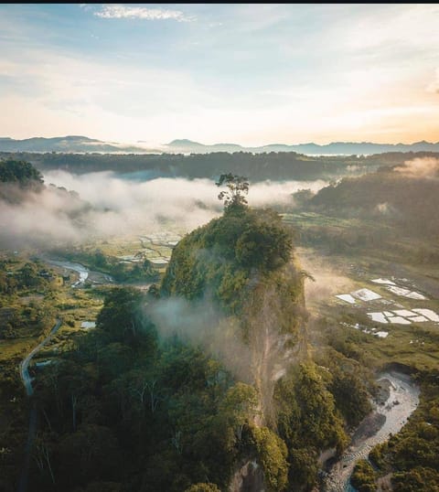 Nearby landmark, Day, Natural landscape, Bird's eye view, Lake view, Mountain view, River view