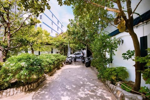 Spring, Day, Neighbourhood, Garden, Garden view, Street view, Parking