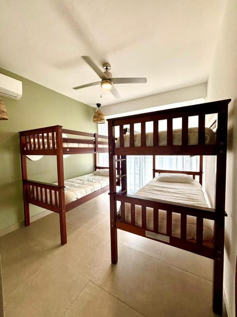 Bed, Photo of the whole room, Bedroom, bunk bed, air conditioner