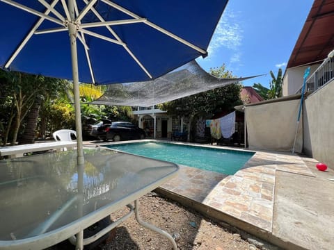 Patio, Day, Pool view, Swimming pool, sunbed