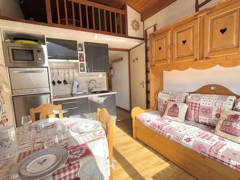 Studio alcôve 3 pers avec terrasse près des pistes et parking à Praz-sur-Arly - FR-1-603-112 Apartment in Megève