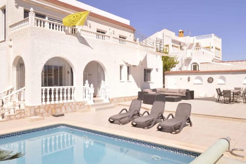 Property building, Pool view, Swimming pool, sunbed