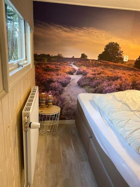 Knus Boschalet met veel Privacy op de Veluwe Chalet in Flevoland, Netherlands