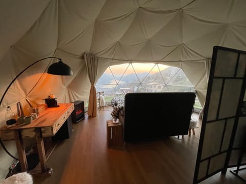 A Jump into a Dome in Lugano Luxury tent in Lugano