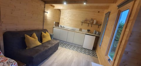 Super cosy, self-contained cabin private Ensuite Apartment in Cardiff