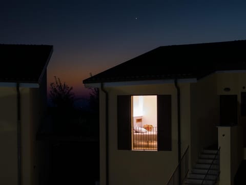 Property building, Night, Bedroom, Sunset