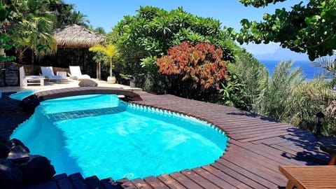 Day, Natural landscape, Garden, Pool view, Sea view, Swimming pool, Swimming pool, sunbed