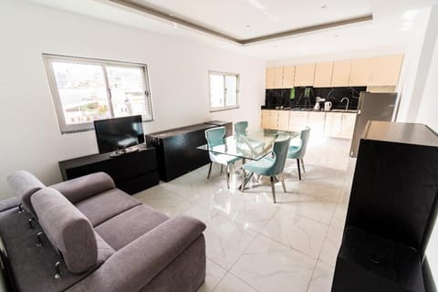 Kitchen or kitchenette, Living room, Dining area