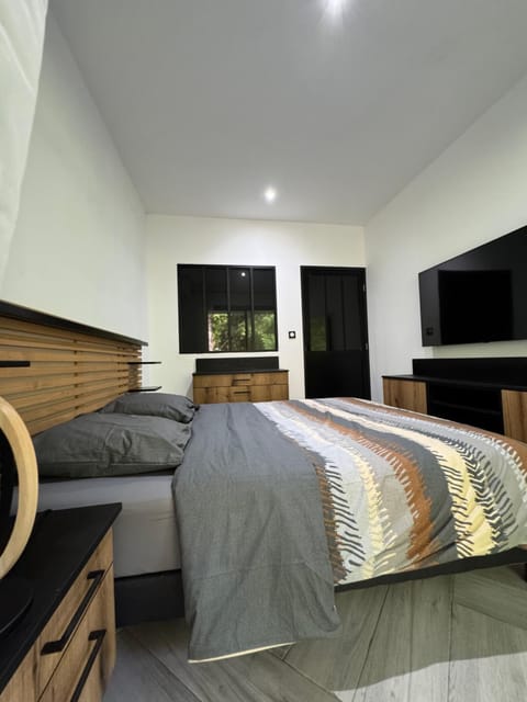 Bed, TV and multimedia, Bedroom