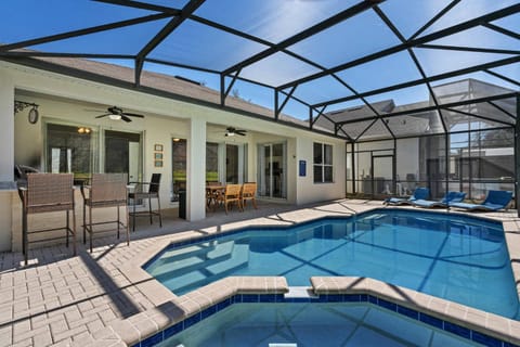 Patio, Pool view