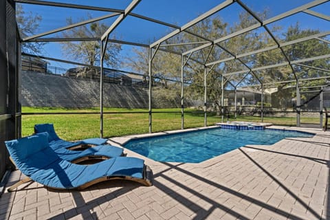 Patio, Pool view