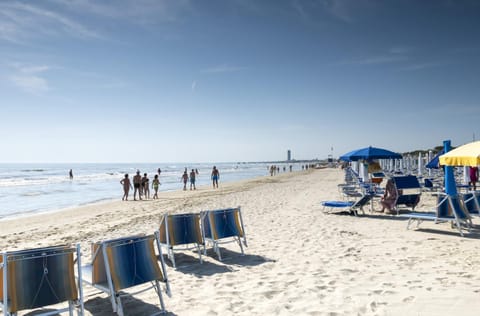 Beach, Sea view, sunbed