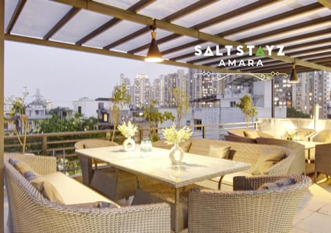 Patio, Day, Balcony/Terrace, Seating area, City view