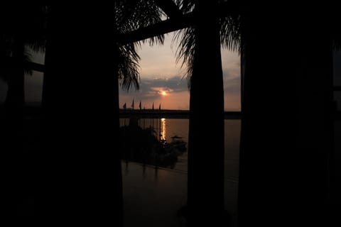 Natural landscape, Lake view, Sunset