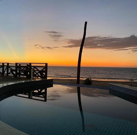 Beach, Sea view, Swimming pool, Sunset