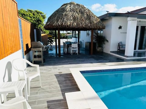 Property building, Pool view, sunbed