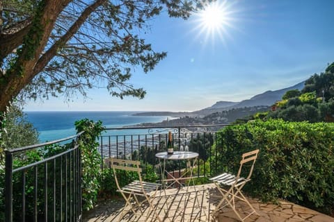 Natural landscape, View (from property/room), Balcony/Terrace, Sea view