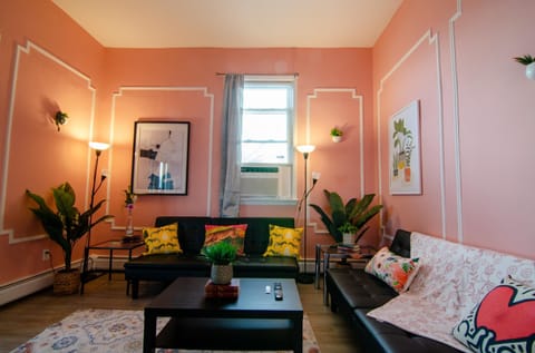 Pink Paradise with NYC Views Apartment in Weehawken