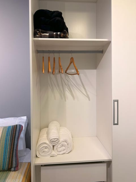 towels, wardrobe