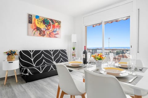 Living room, Seating area, Dining area, Sea view