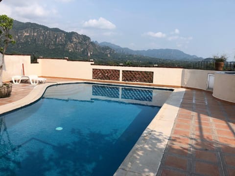 Natural landscape, Mountain view, Swimming pool