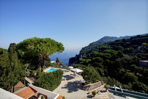 Bird's eye view, Garden, Balcony/Terrace, Pool view, Sea view