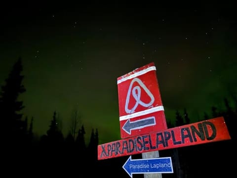 Northern Light House, Paradise Lapland House in Norrbotten County, Sweden