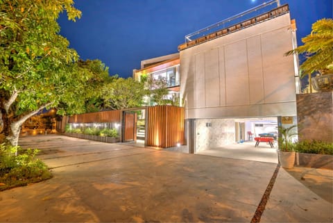 Property building, Night, Neighbourhood, Street view