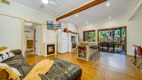 Living room, kitchen