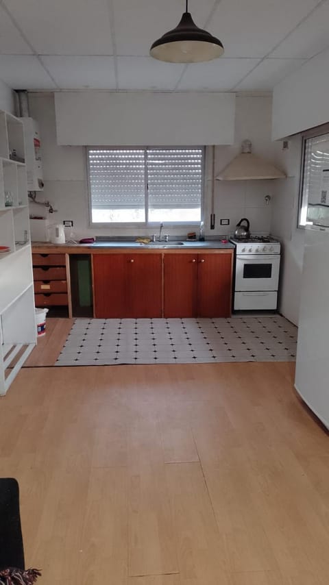 Kitchen or kitchenette, oven