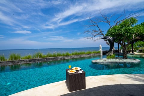 Pool view, Sea view, Swimming pool