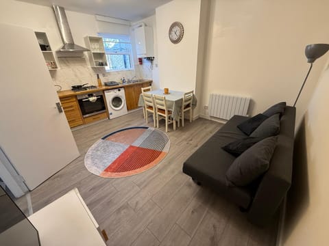 Kitchen or kitchenette, Living room, Photo of the whole room, Dining area, oven, stove, washing machine