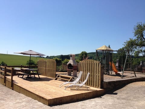 Patio, Day, Children play ground