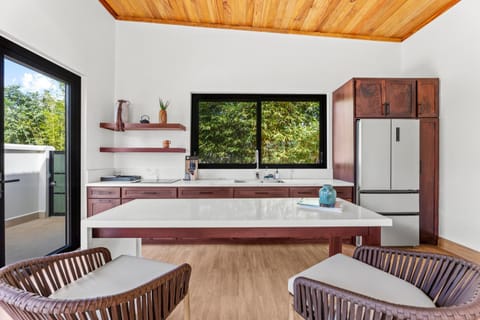 Kitchen or kitchenette, Seating area, Dining area