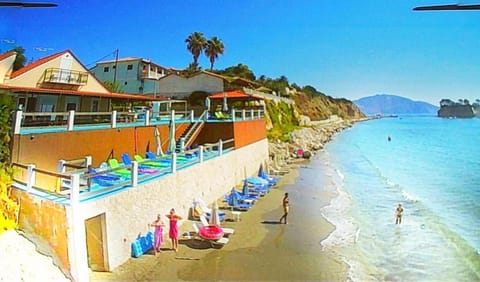 Beach, Sea view, sunbed