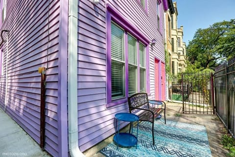 Purple Escape Apartment in Chicago