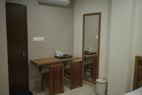 Dining area, air conditioner