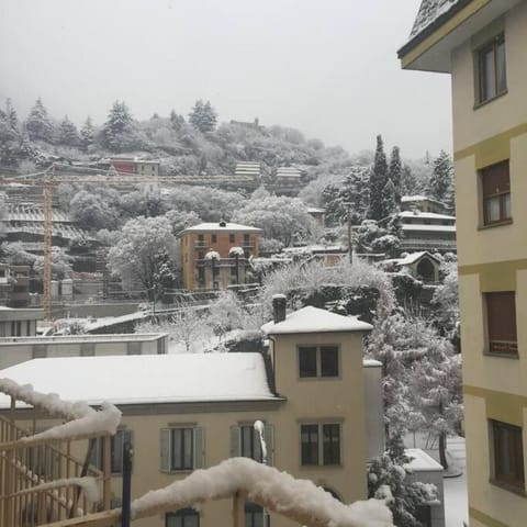 Winter, Balcony/Terrace, Mountain view