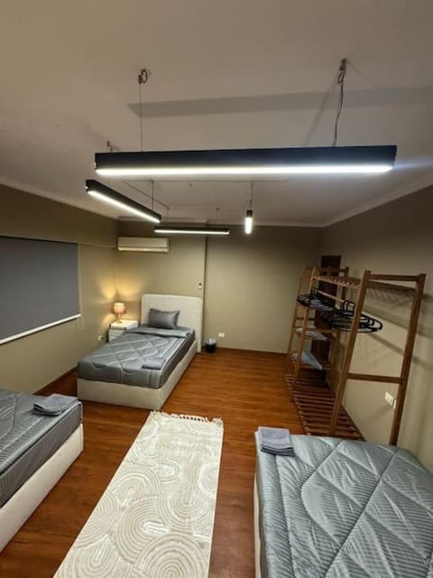 Bed, Photo of the whole room, Bedroom, air conditioner